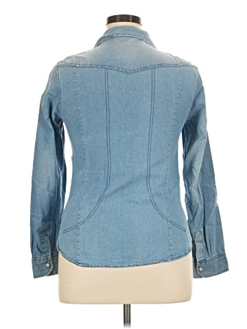 Trafaluc by Zara Long Sleeve Button-Down Shirt (view 2)