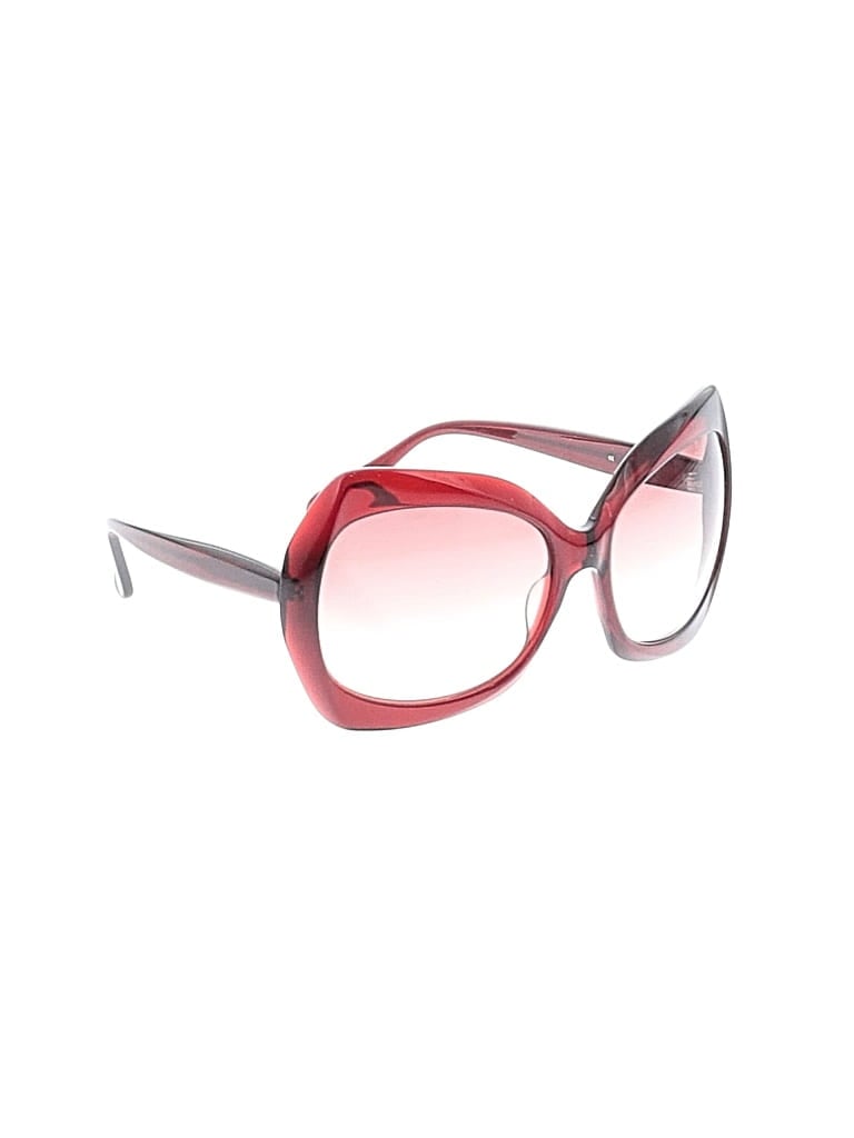 Pre-owned Diane Von Furstenberg Sunglasses In Burgundy