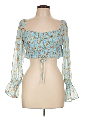 Almost Famous 3/4 Sleeve Blouse (view 1)