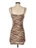 Motel Animal Print Tan Cocktail Dress Size XS - photo 2