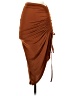 Unbranded Brown Casual Skirt Size S - photo 1