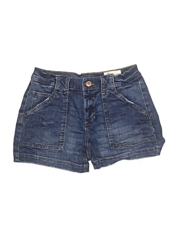 Cosmic Blue Love Denim Shorts (view 1)