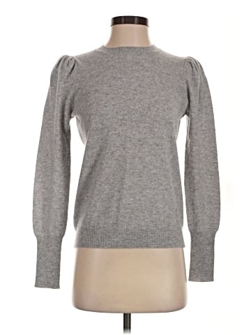 Aqua Cashmere Pullover Sweater (view 1)