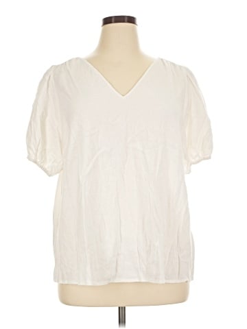 LC Lauren Conrad Short Sleeve Blouse (view 1)