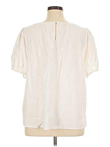 LC Lauren Conrad Short Sleeve Blouse (view 2)