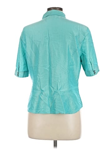 Ann Taylor LOFT Short Sleeve Silk Top (view 2)