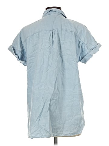 J.Jill Short Sleeve Button-Down Shirt (view 2)