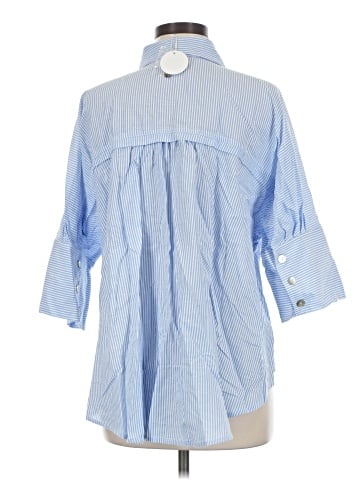 Oddi 3/4 Sleeve Button-Down Shirt (view 2)