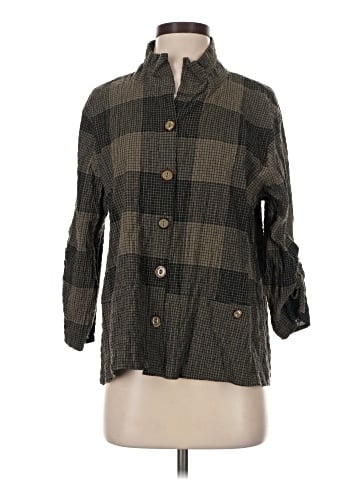 Habitat 3/4 Sleeve Button-Down Shirt (view 1)