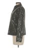 Albert Nipon Metallic Silver Jacket Size 6 - photo 5