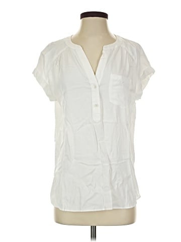 Rose + Olive Short Sleeve Blouse (view 1)