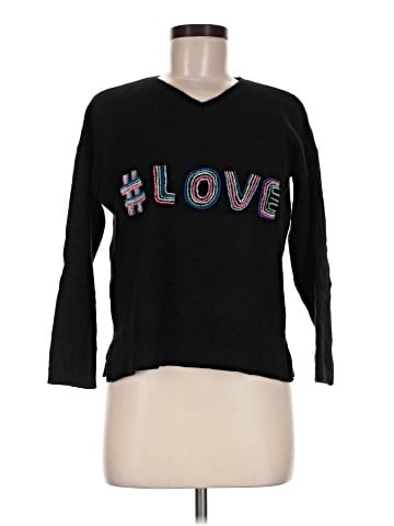 Pure Amici Cashmere Pullover Sweater (view 1)