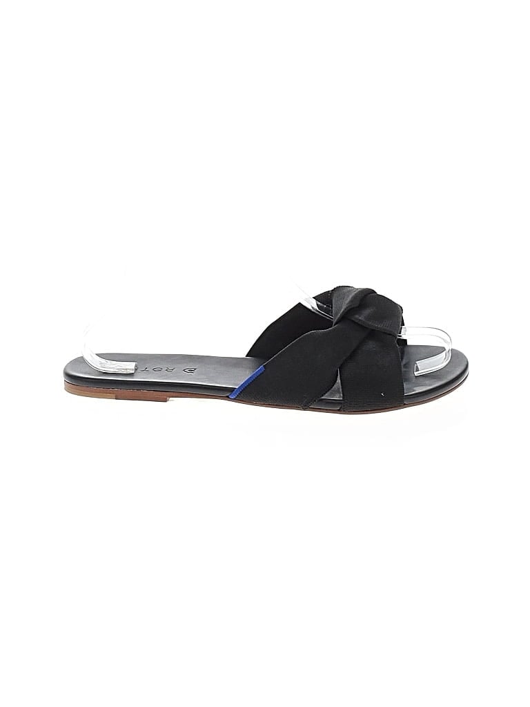 Pre-owned Rothys Sandals In Black