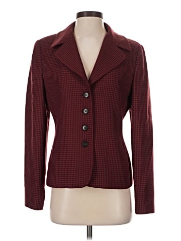 Linda Allard Ellen Tracy Wool Blazer (view 1)
