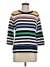 Talbots Outlet 100% Cotton Stripes White Pullover Sweater Size M (petite) - photo 1