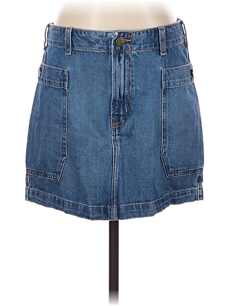 Pre-owned Frame Denim Skirt In Blue