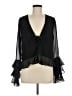 Tularosa 100% Polyester Black 3/4 Sleeve Blouse Size M - photo 1