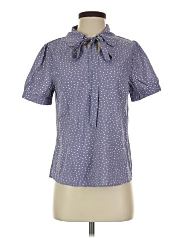 Allegra K Short Sleeve Blouse (view 1)