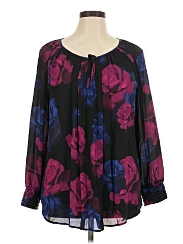 Alfani Long Sleeve Blouse (view 1)