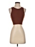 Quince Brown Tank Top Size XS - photo 1