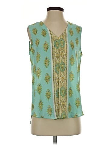Rose + Olive Sleeveless Blouse (view 1)