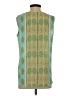 Rose + Olive 100% Polyester Teal Green Sleeveless Blouse Size S - photo 2