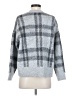 Halogen Plaid Gray Pullover Sweater Size XS - photo 2