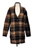 10 Tree 100% Cotton Plaid Brown Coat Size XS - photo 1
