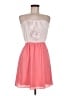 Express Color Block Pink Cocktail Dress Size 6 - photo 1