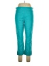 Crown & Ivy Solid Teal Active Pants Size 16 - photo 1