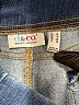 D&Co. Chevron-herringbone Blue Jeans Size 14 - photo 4