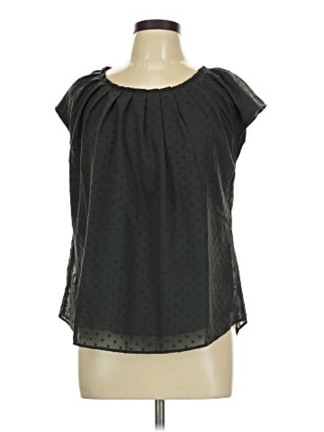 Kohl's Short Sleeve Blouse (view 1)