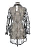 Berek 100% Nylon Silver Long Sleeve Blouse Size M (petite) - photo 2