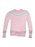 Crewcuts Chevron-herringbone Argyle Fair Isle Pink Pullover Sweater Size 4 - 5 - photo 2