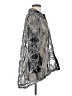Berek 100% Nylon Silver Long Sleeve Blouse Size M (petite) - photo 4