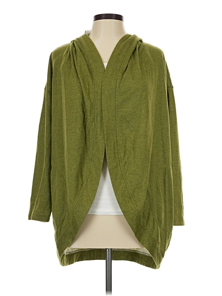 Pre-owned Max Studio Cardigan Sweater In Green