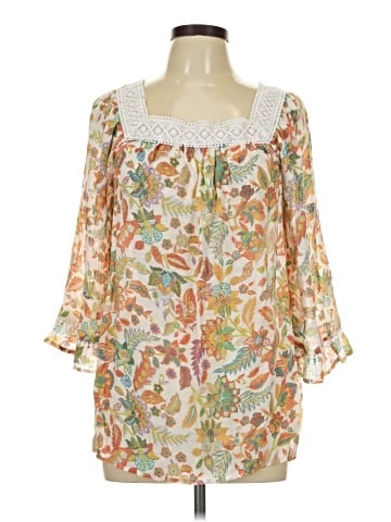 Robert Louis 3/4 Sleeve Blouse (view 1)