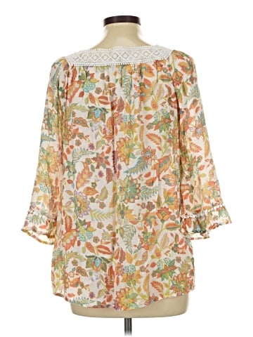 Robert Louis 3/4 Sleeve Blouse (view 2)