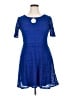 En Focus Studio Blue Cocktail Dress Size 14 - photo 1