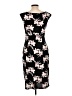 Connected Apparel Floral Black Casual Dress Size 10 - photo 2