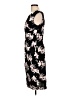 Connected Apparel Floral Black Casual Dress Size 10 - photo 5