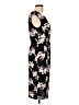 Connected Apparel Floral Black Casual Dress Size 10 - photo 4