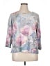 Alfred Dunner Floral Silver Cardigan Size XL Petite - photo 1