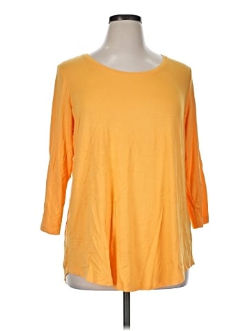 JM Collection 3/4 Sleeve T-Shirt (view 1)