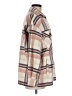 Zara Plaid Pink Coat Size M - photo 4