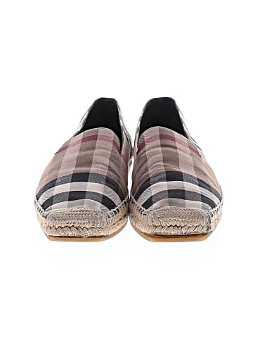 Burberry Brown House Check Espadrille Flats (view 2)