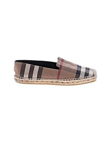 Burberry Brown House Check Espadrille Flats (view 1)
