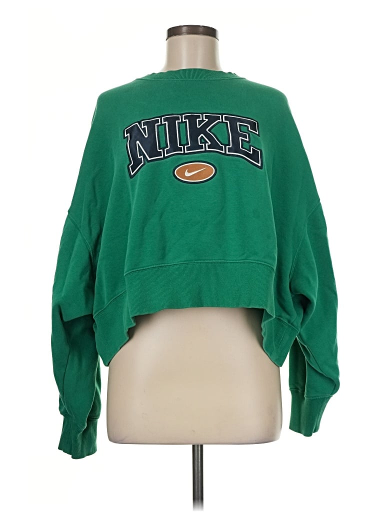 Pre-owned Nike Pullover Sweater In Green