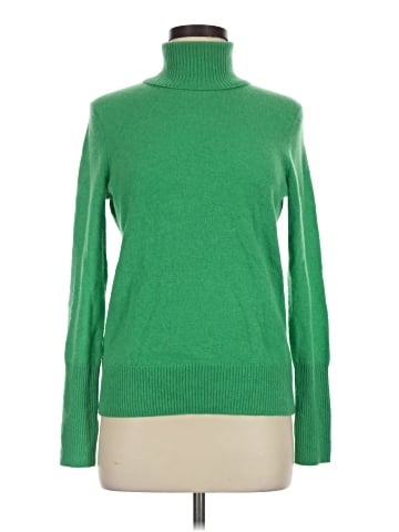Aqua Cashmere Pullover Sweater (view 1)