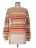 Ann Taylor LOFT 100% Cotton Stripes Tan Pullover Sweater Size M - photo 1